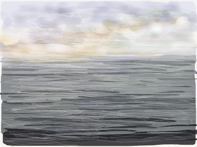 North Sea Looking South by Roger Newbrook